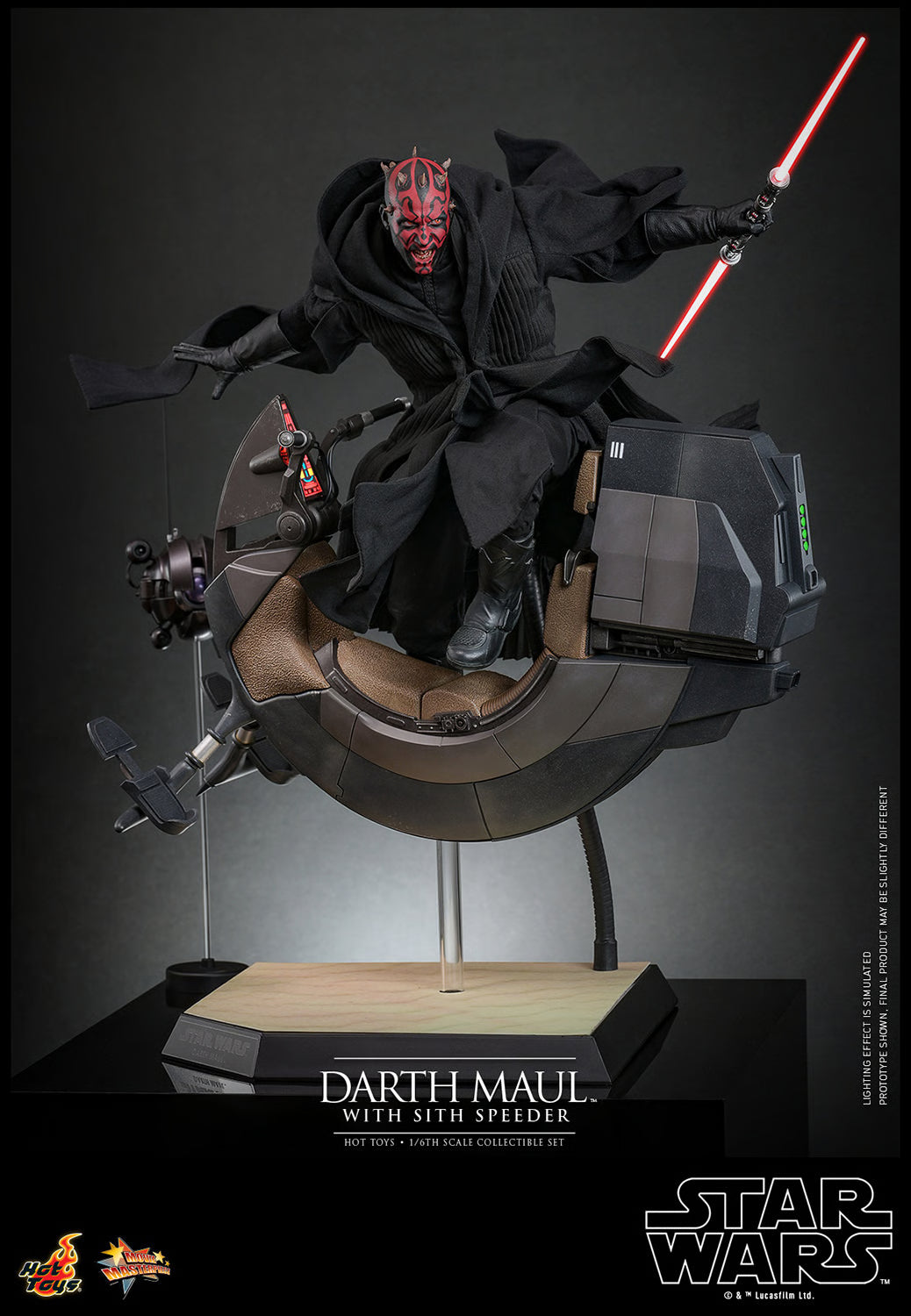 Darth Maul 2.0 with Sith Speeder (Special Edition) Sixth Scale Figure Set MMS749