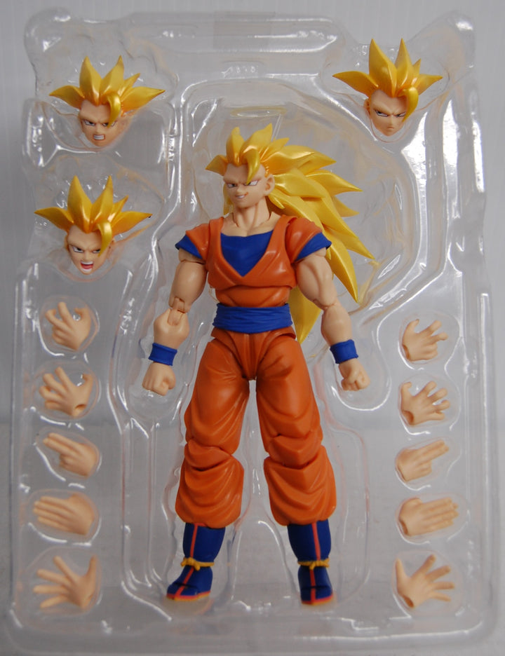 S.H. Figuarts DBZ Super Saiyan 3 - Son Goku 6" Figure (Reissue) *No Box*