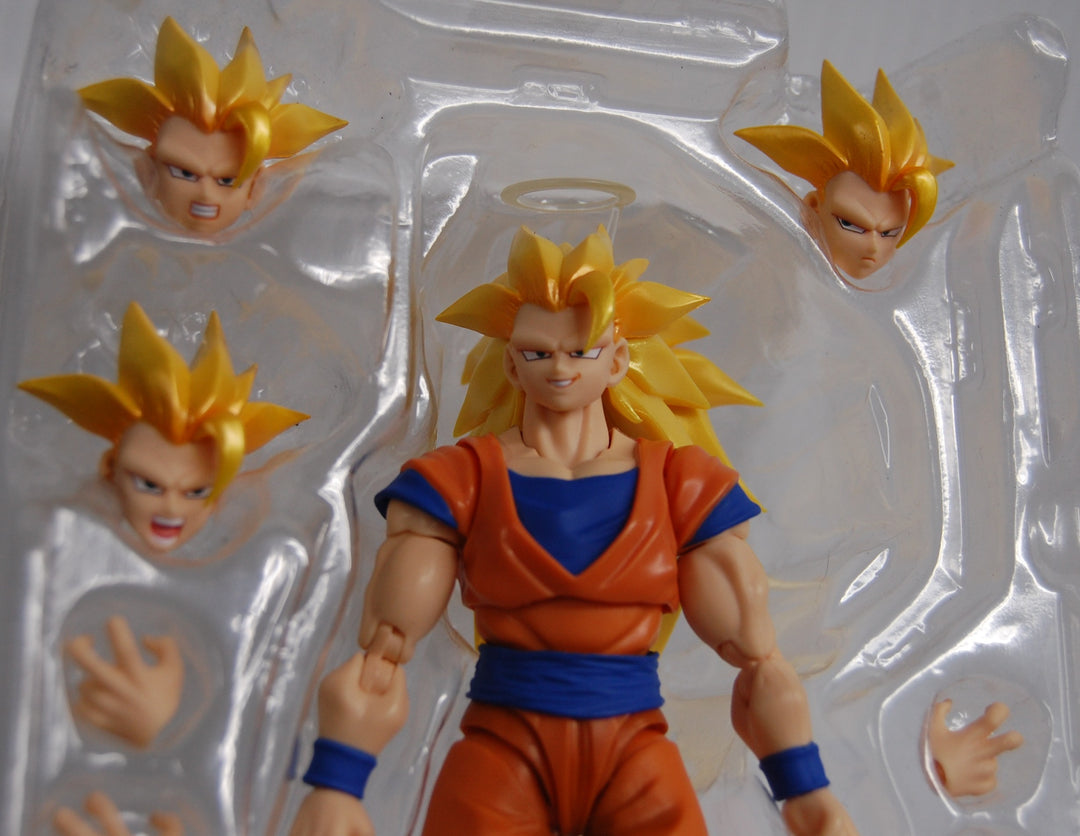 S.H. Figuarts DBZ Super Saiyan 3 - Son Goku 6" Figure (Reissue) *No Box*