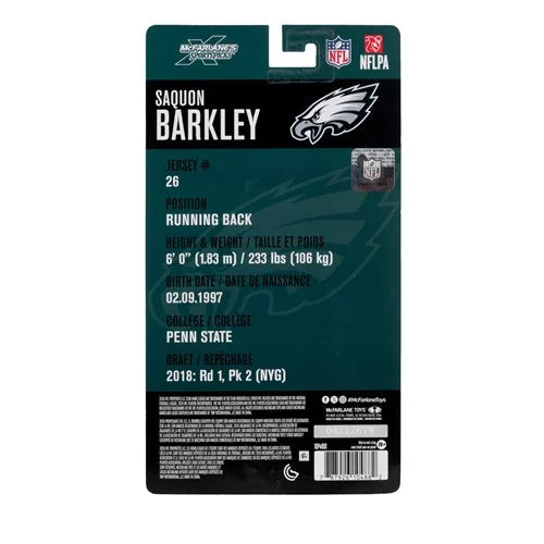 NFL McFarlane SportsPicks Wave 1 Philadelphia Eagles Saquon Barkley 6-Inch Action Figure