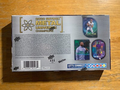 2022 Upper Deck Skybox Metal Universe Champions Hobby Box