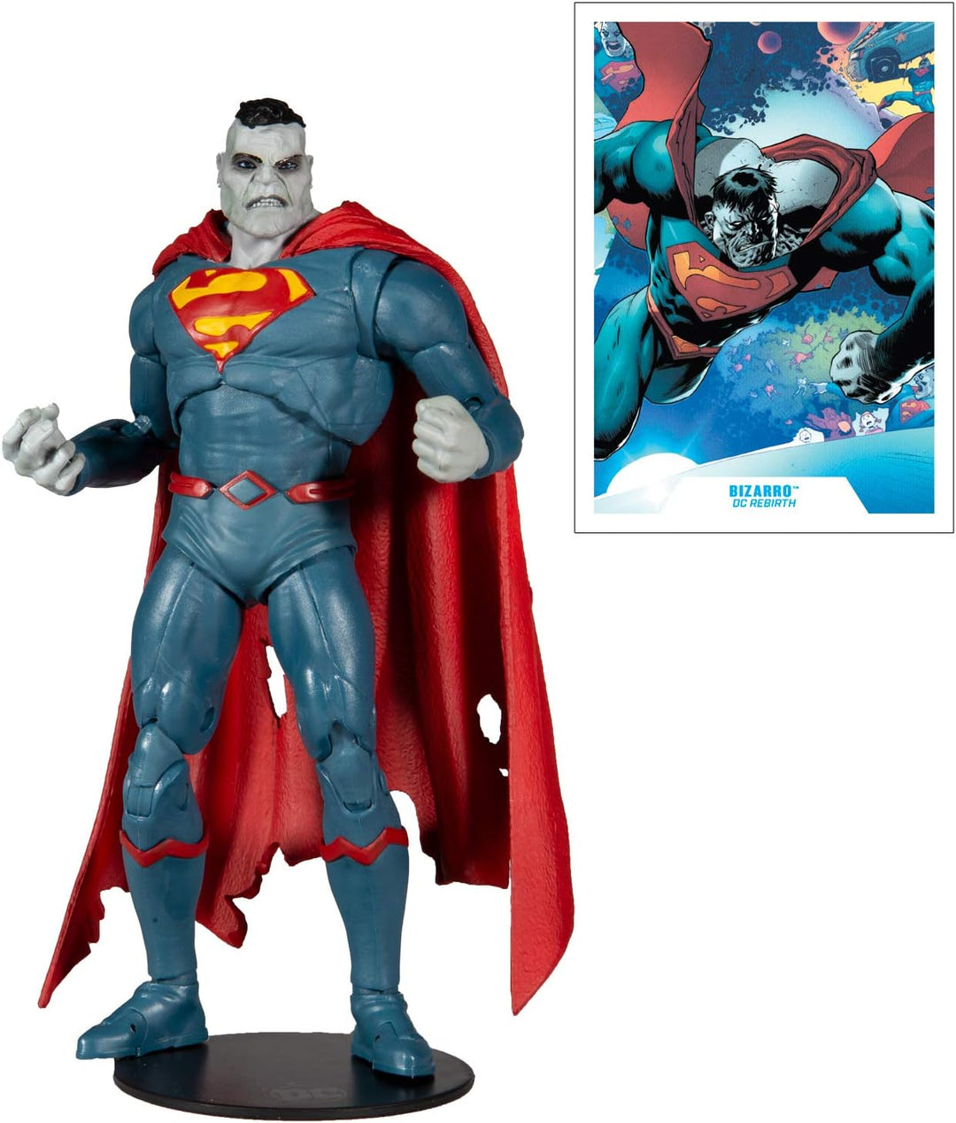 DC Multiverse Superman Bizarro DC Rebirth 7” Action Figure