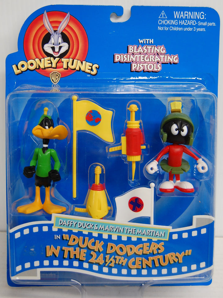 Looney Tunes Duck Dodgers - Daffy & Marvin 2-Pack Figures 1997 Playmates