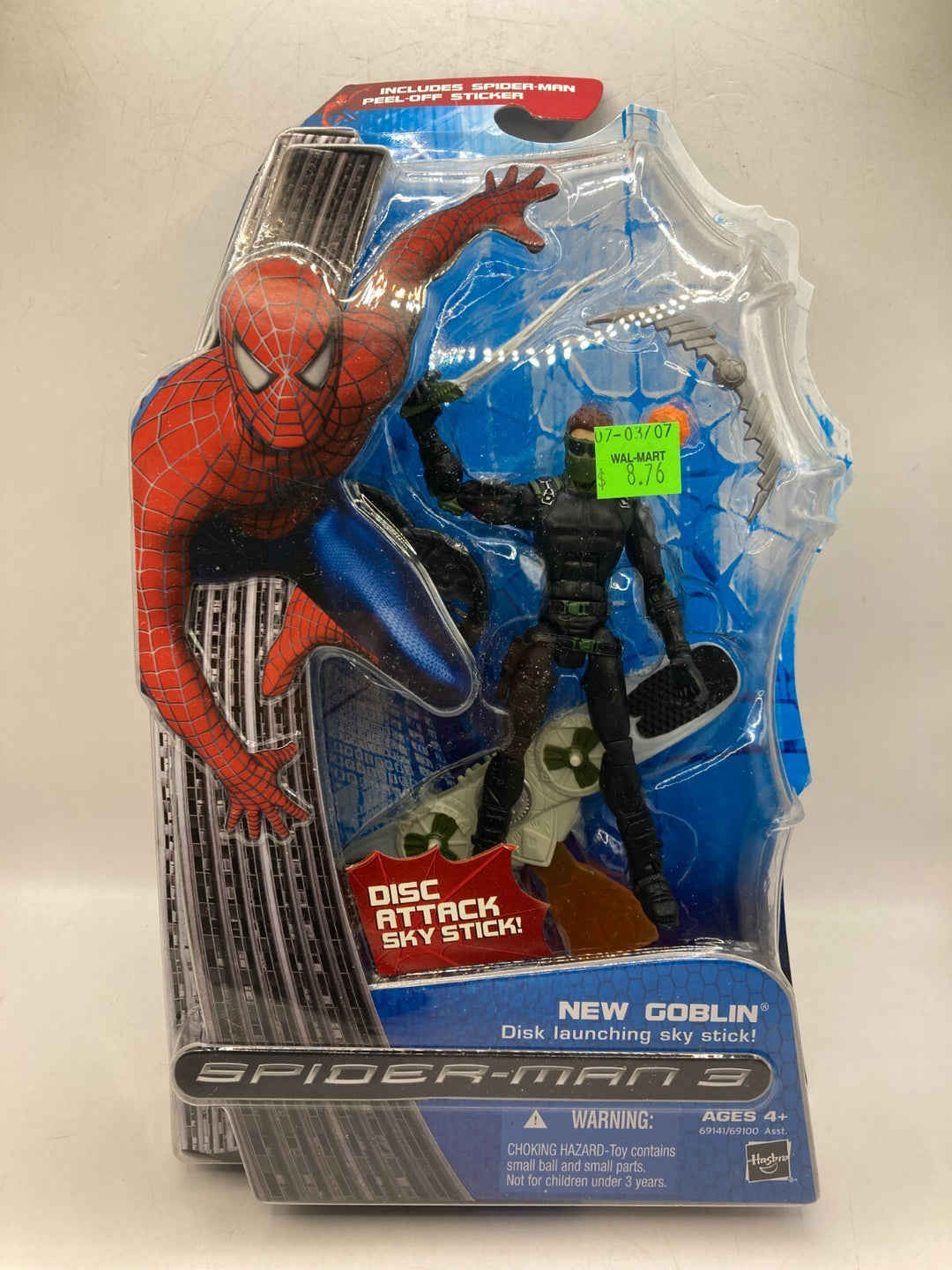 Lot of 6 - Sealed Spider-Man 3 Movie Figures - Venom, Sandman, New Goblin