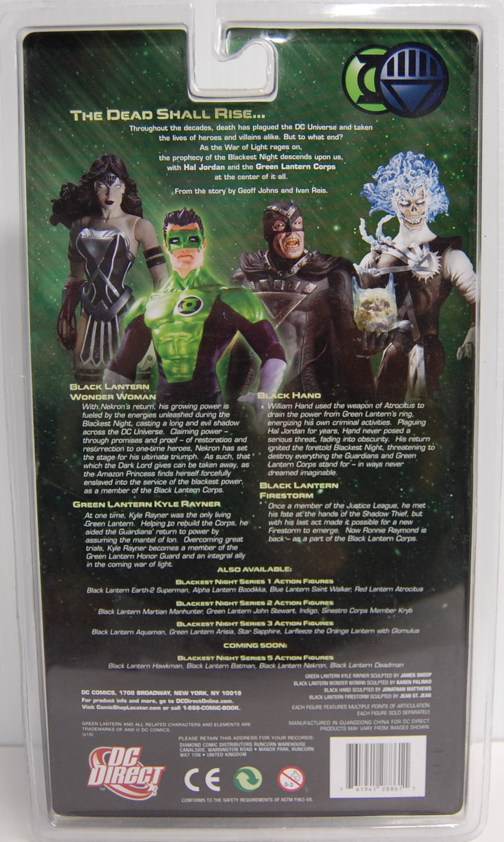DC Direct Blackest Night (Series 4) Black Lantern - Wonder Woman Action Figure