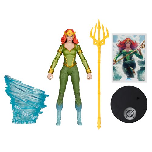 DC Multiverse McFarlane Collector Edition Wave 16 Light Green Mera DC Classic #67 7-Inch Scale Platinum Edition Action Figure