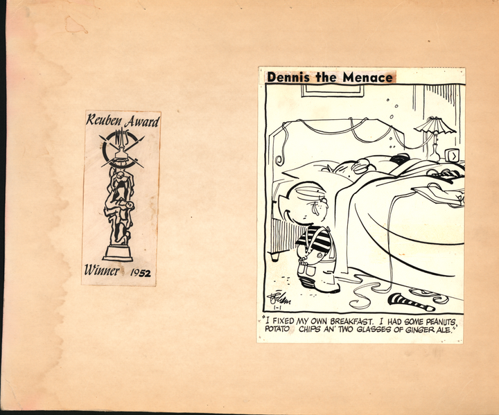 Dennis the Menace by Hank Ketchum Strip (1/1/1952)