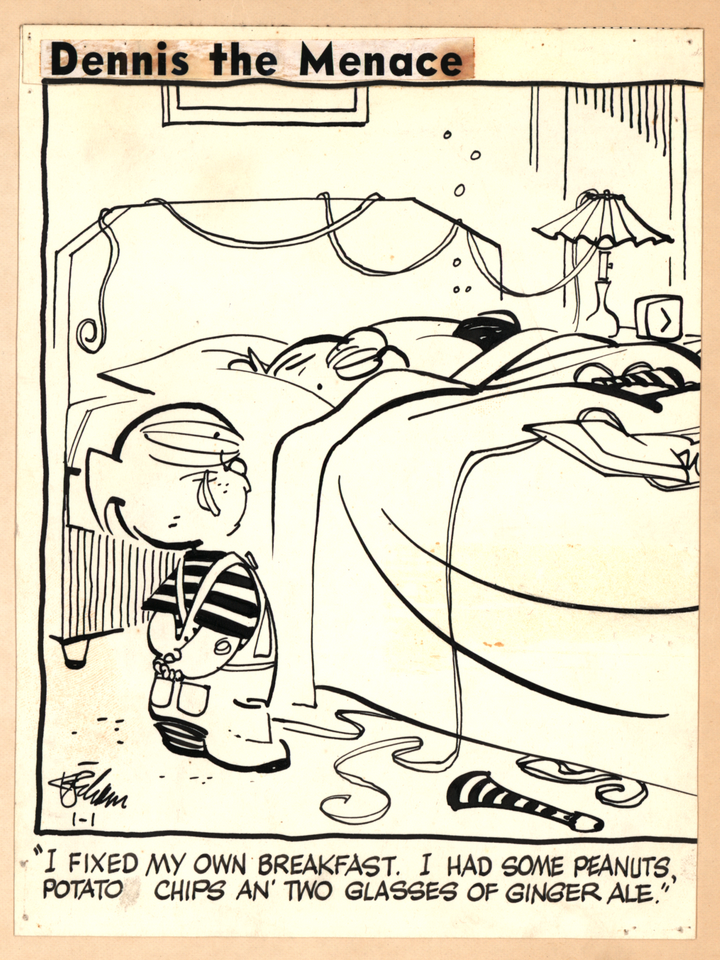 Dennis the Menace by Hank Ketchum Strip (1/1/1952)