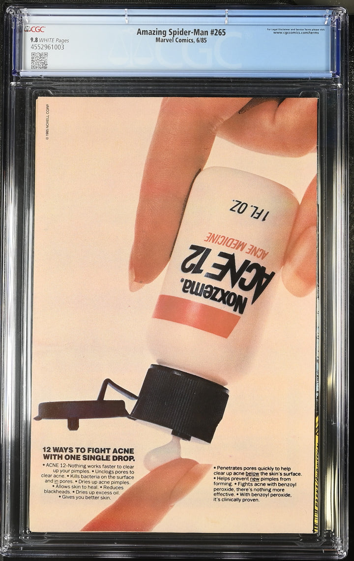 Amazing Spider-Man #265 CGC 9.8