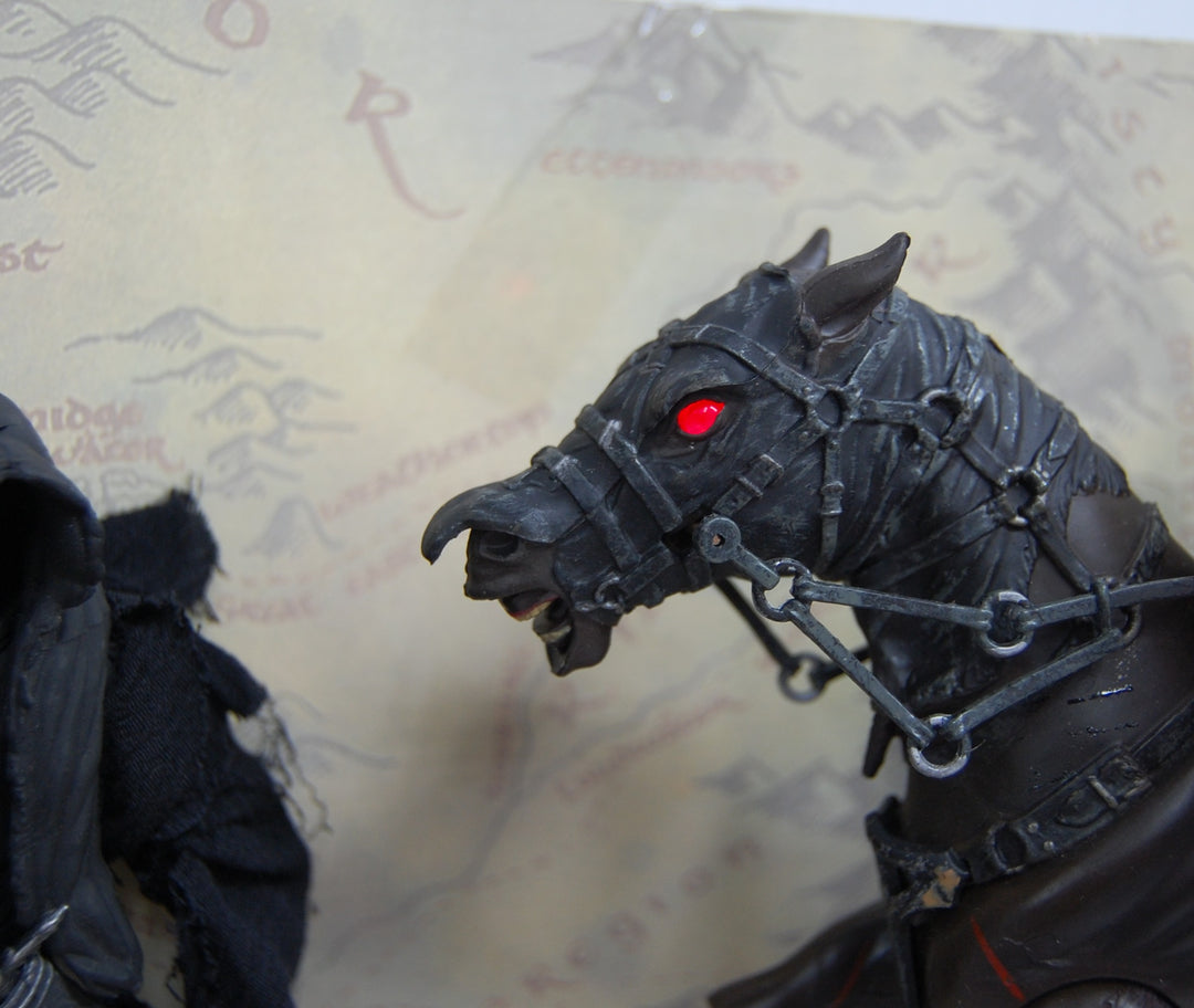 Lord of the Rings:  Fellowship of the Ring - Ringwraith and Horse Set 2003 (Open Box)