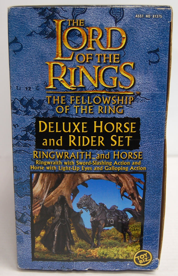 Lord of the Rings:  Fellowship of the Ring - Ringwraith and Horse Set 2003 (Open Box)