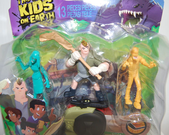 The Last Kids on Earth - Dirk + Zombies - Diorama Mini Figures 2019 Jakks Netflix