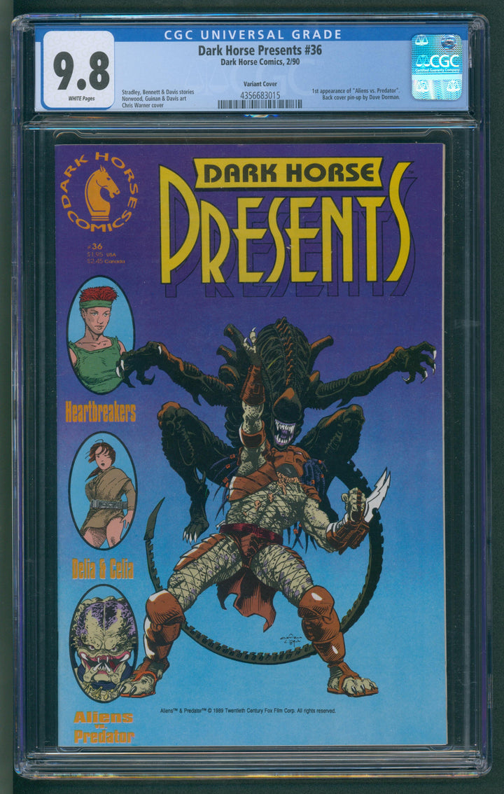 Dark Horse Presents #36 CGC 9.8