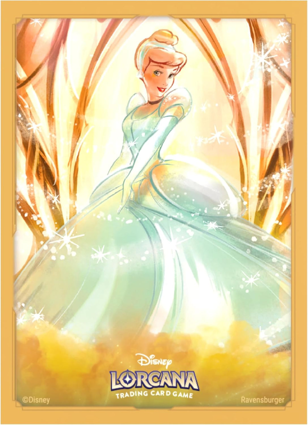 Disney Lorcana TCG: Archazia’s Island - Card Sleeves: Cinderella - Ballroom Sensation (65 Ct)