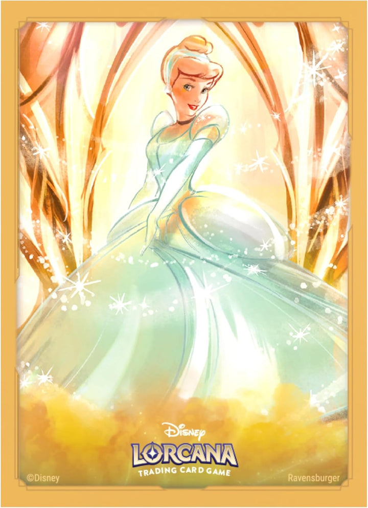 Disney Lorcana TCG: Archazia’s Island - Card Sleeves: Cinderella - Ballroom Sensation (65 Ct)