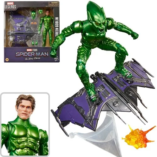 Spider-Man: No Way Home Marvel Legends Series Green Goblin Deluxe 6-Inch Action Figure