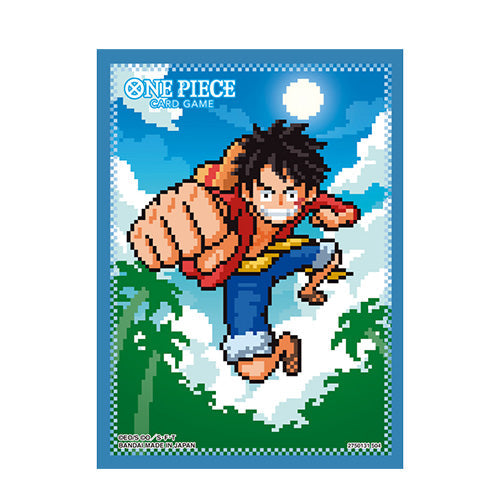 One Piece TCG: Official Card Sleeves Set 8 - Monkey.D.Luffy (Pixel Art)(70Ct)