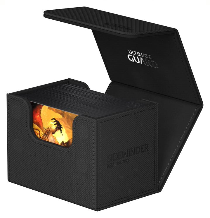 Ultimate Guard Deck Case - Sidewinder 80+ - Monocolor Black