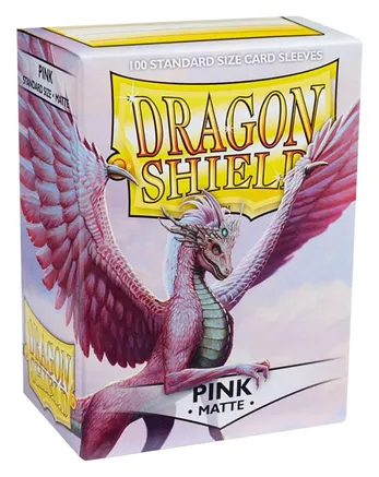 Dragon Shield Card Sleeves - Standard Matte: Pink (100 Ct)