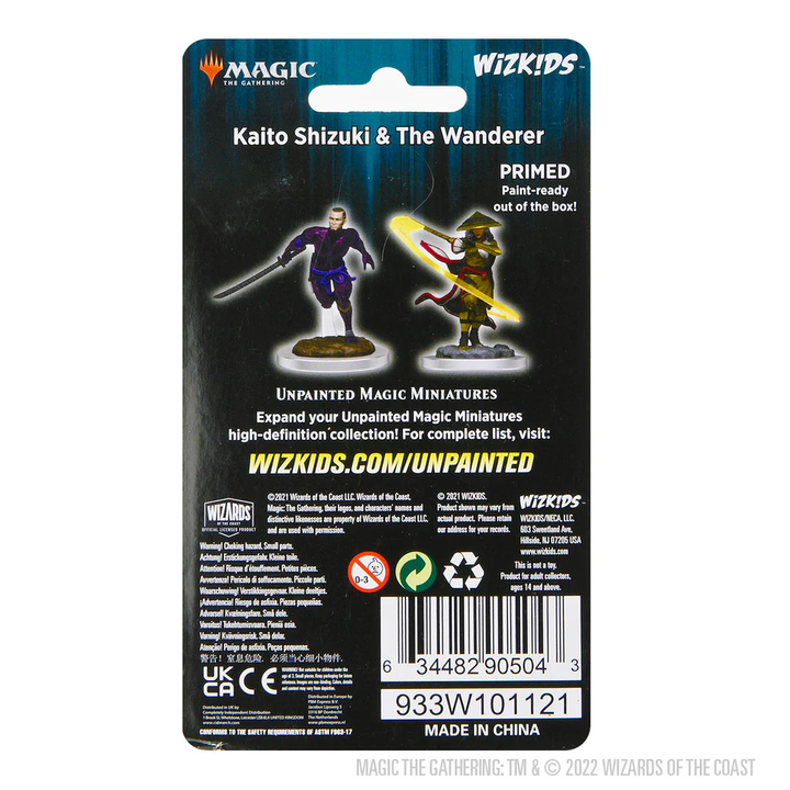 MTG Miniatures - Kaito Shizuki & The Wanderer