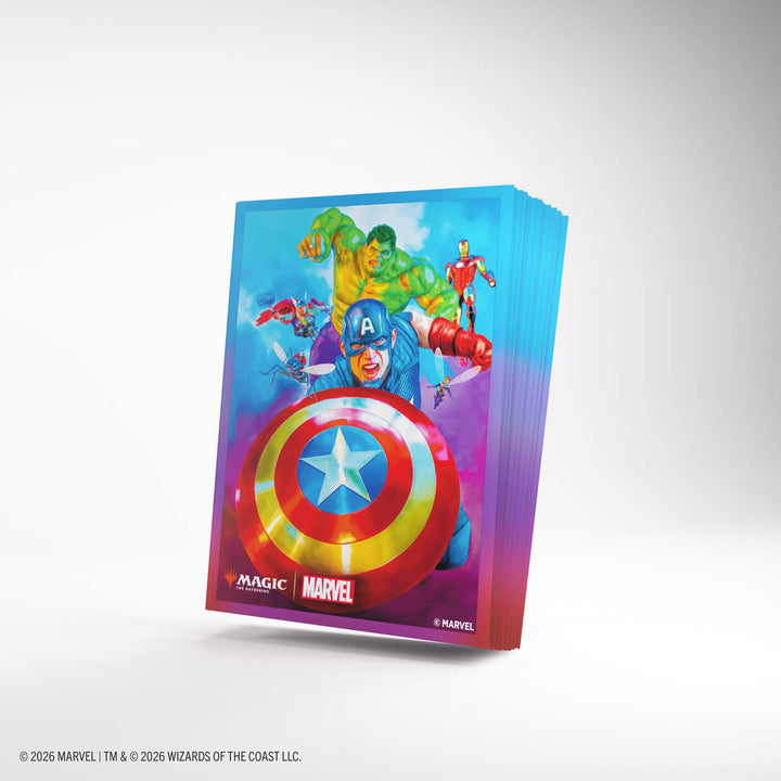 Card Sleeves - Premium Art: Magic the Gathering: Marvel Super Heroes - Captain America, Team Leader