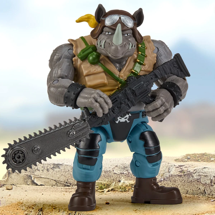 Teenage Mutant Ninja Turtles x G.I. Joe Rocksteady x Buzzer Action Figure