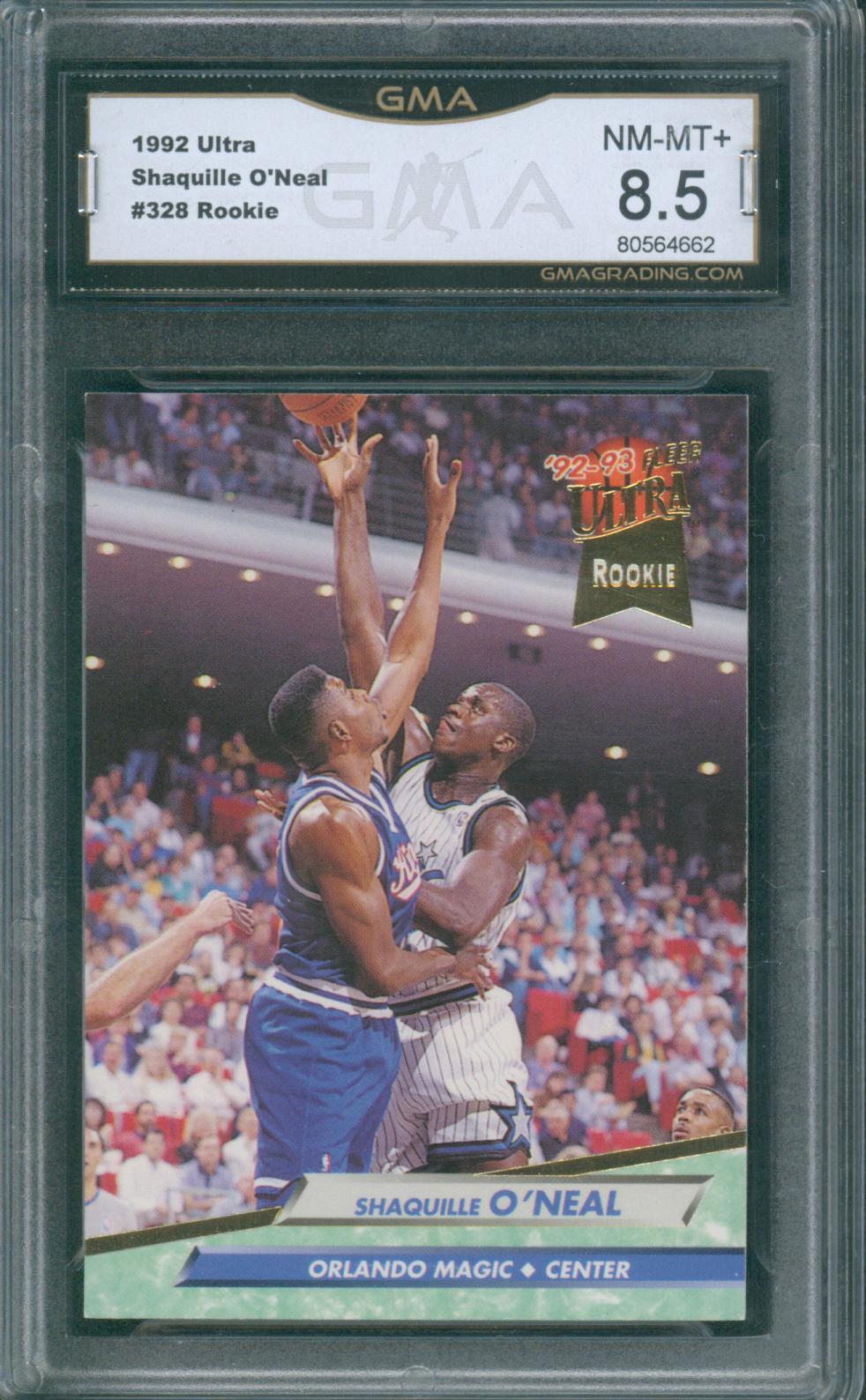 1992 Ultra Shaquille O'Neal #328 GMA 8.5 NM-MT