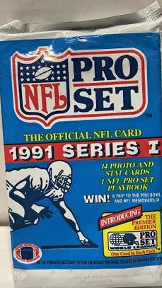 1991 Pro Set Football Series 1 Sealed Pack