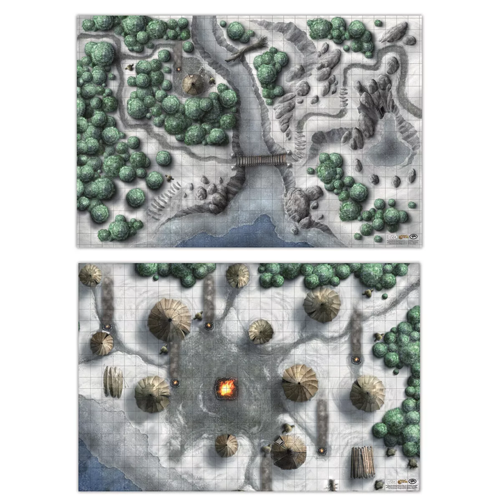 D&D: Icewind Dale Encounter Map Set - (2x 20'x30')