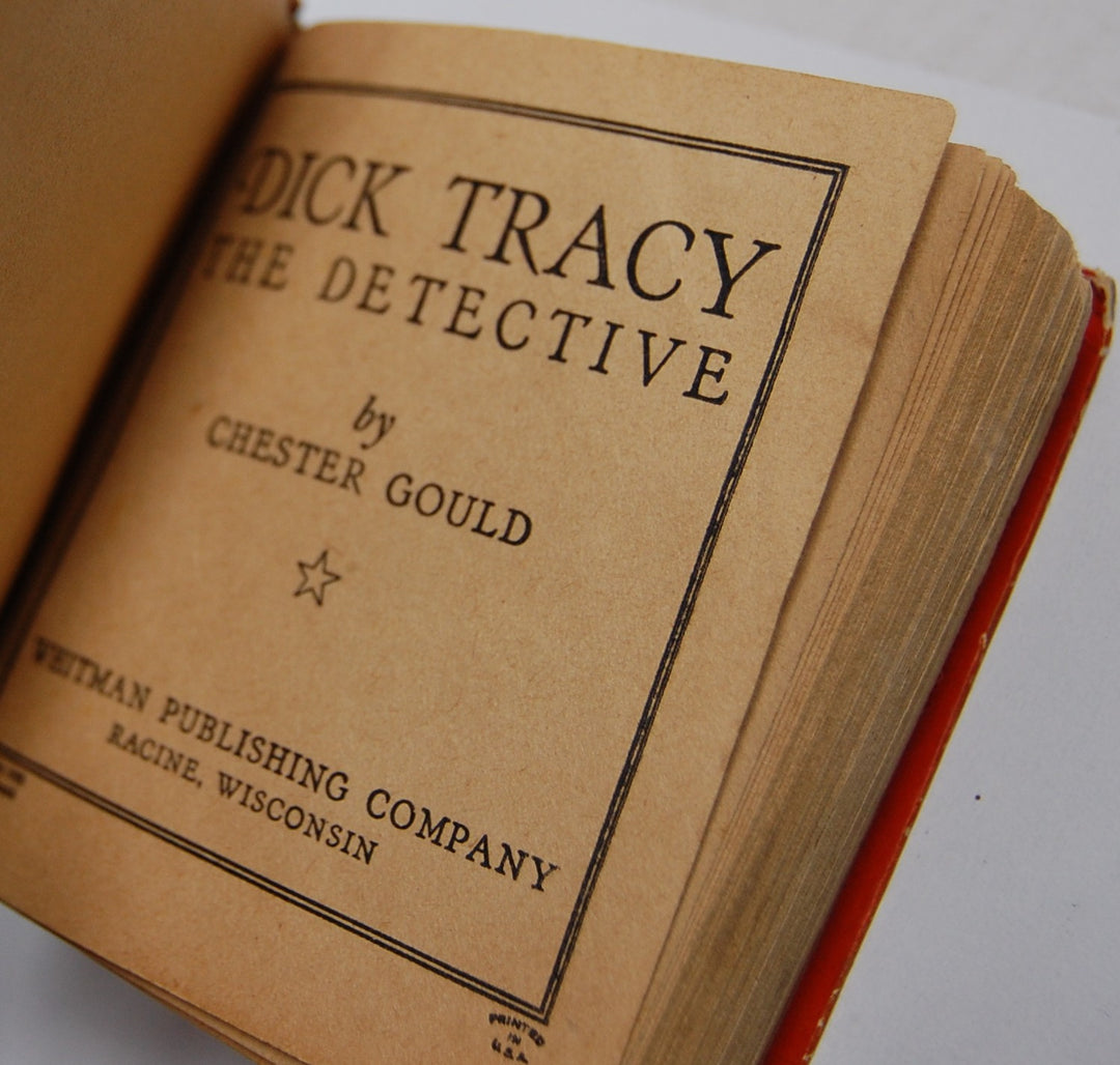 Vintage - Adventures of Dick Tracy Detective by Chester Gould - Little Big Book - Fair
