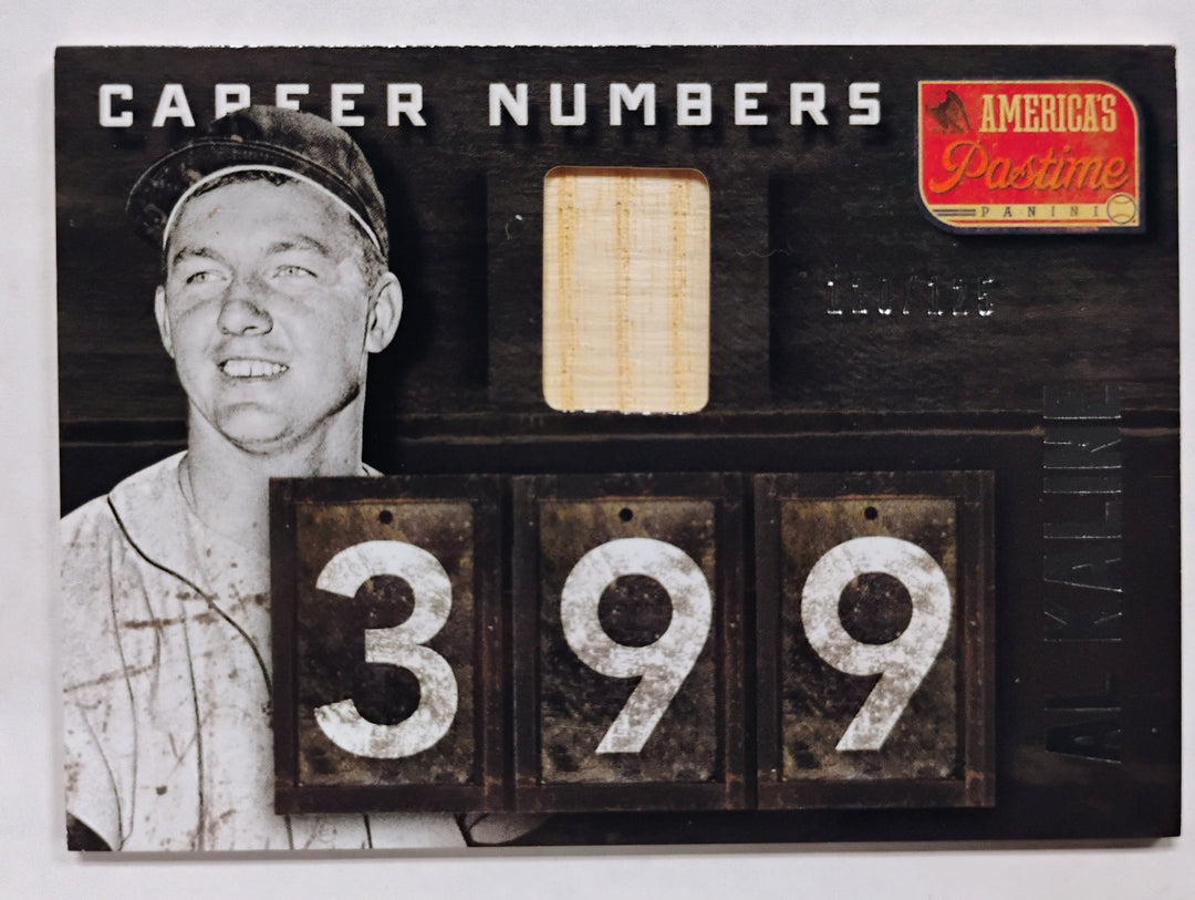 2013 Panini America's Pastime Al Kaline #CNAK Career Numbers 120/125