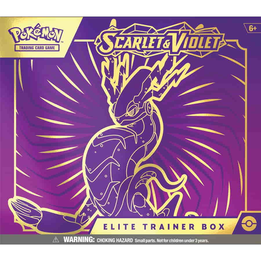 Pokémon TCG: Scarlet & Violet 1 - Scarlet & Violet Base Set Elite Trainer Box- Miraidon