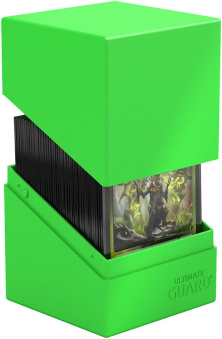 Ultimate Guard Deck Case - Boulder 100+ - Solid Neon Green