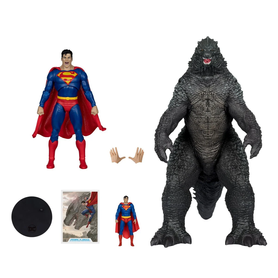 McFarlane DC Multiverse Superman vs. Godzilla - Monsterverse JLA 2025 New