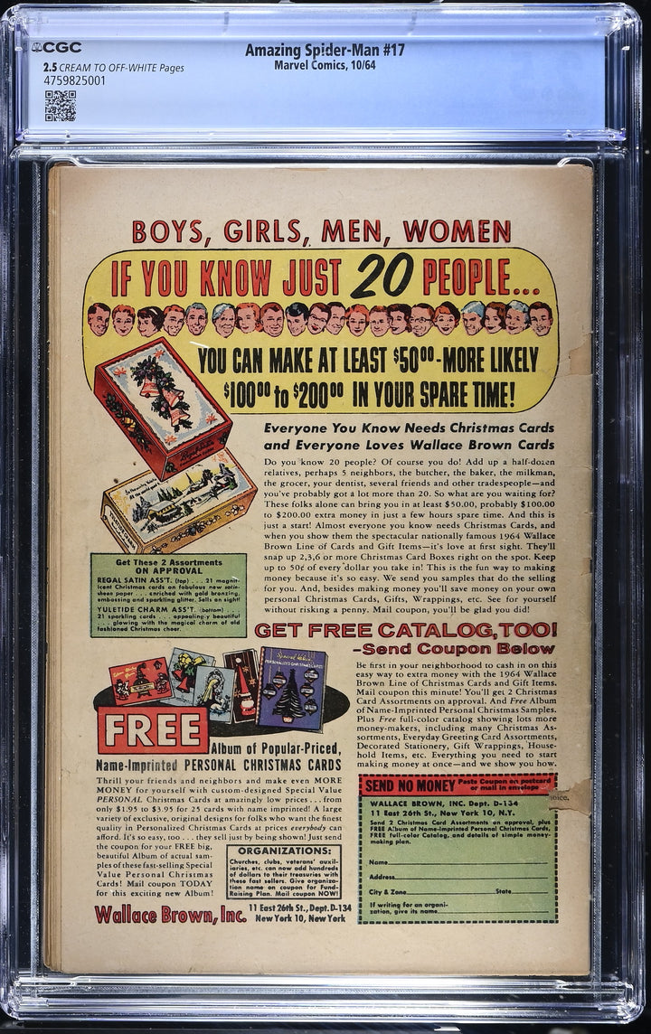 Amazing Spider-Man #17 CGC 2.5