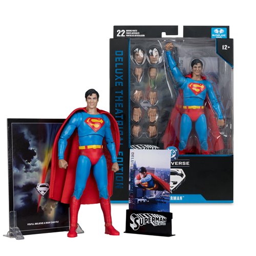 DC Multiverse Deluxe Theatrical Edition Wave 3 Superman: The Movie 1978 Superman 7-Inch Scale Action Figure