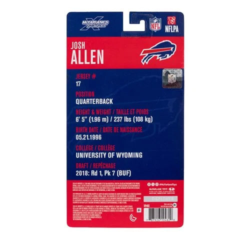 NFL McFarlane SportsPicks Wave 1 Buffalo Bills Josh Allen 6-Inch Action Figure