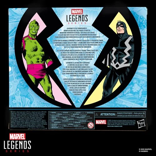 Inhumans Marvel Legends Black Bolt & Marvel's Triton 6-Inch Action Figures 2-Pack