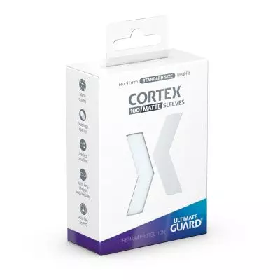 Ultimate Guard Card Sleeves: Cortex - Standard Transparent Matte (100 Ct)