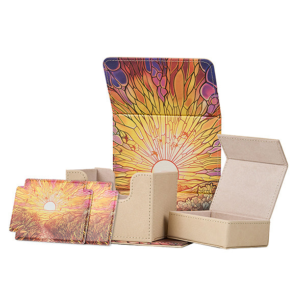 Arcane Fortress: Deck Vault: Radiant 100+ Deluxe - Stained Glass - Golden Plains