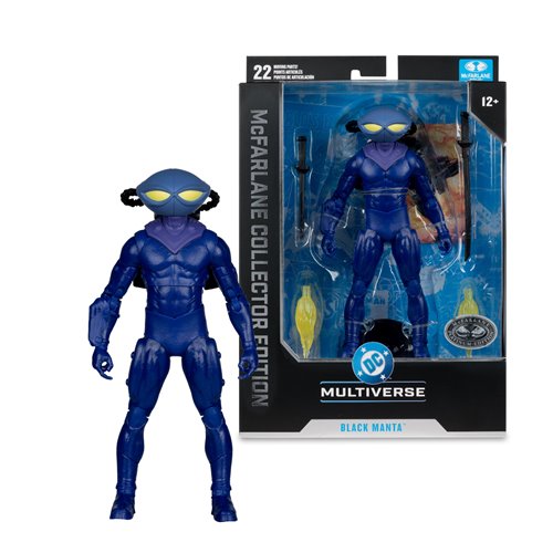 DC Multiverse McFarlane Collector Edition Wave 16 Purple Black Manta DC Classic #68 7-Inch Scale Platinum Edition Action Figure