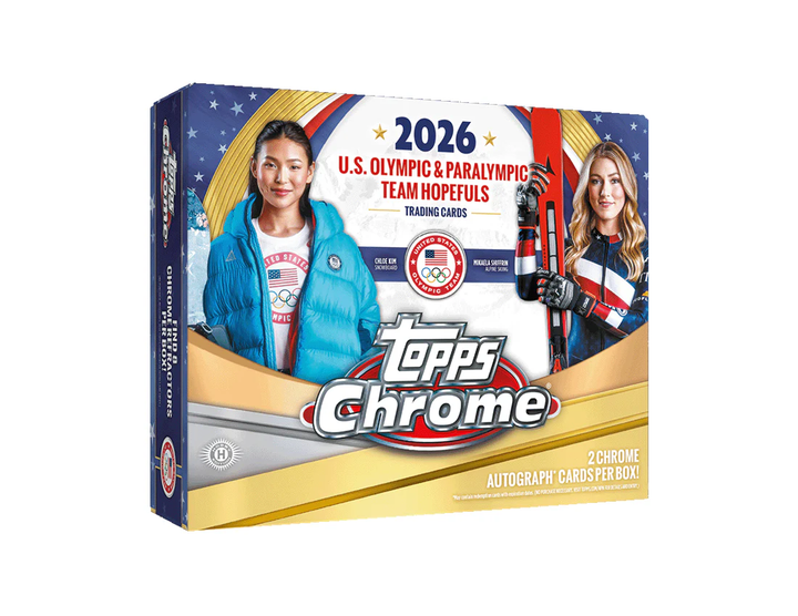 2026 Topps Chrome U.S. Olympic & Paralympic Team Hopefuls Hobby Box