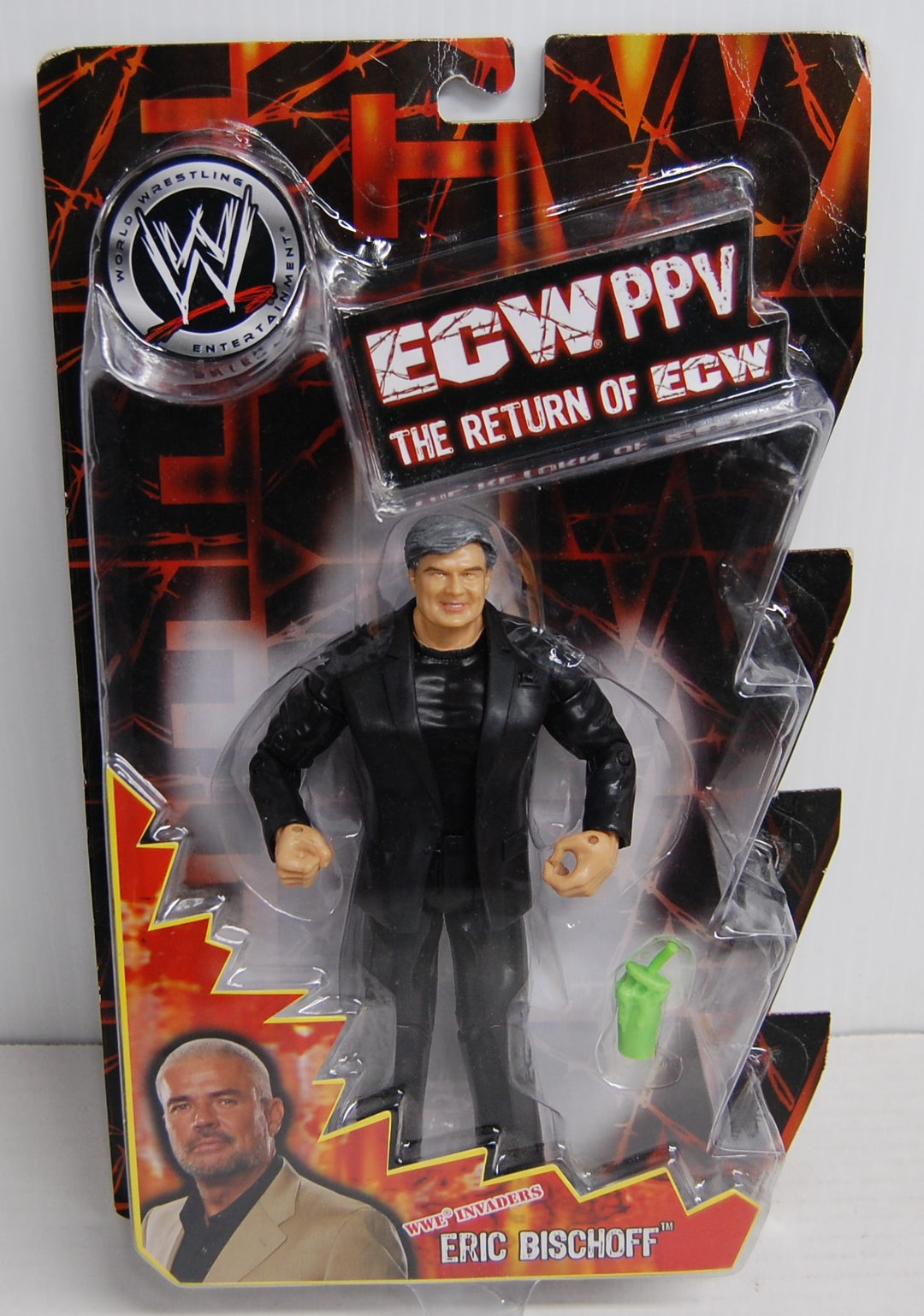 WWE ECW PPV The Return of ECW - Eric Bischoff 7" Figure 2005 Jakks