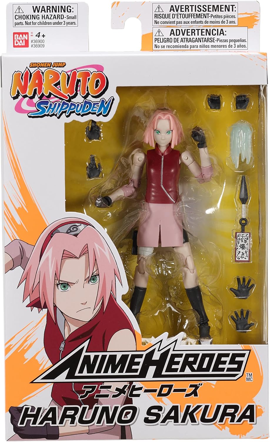 Anime Heroes Naruto Shippuden Haruno Sakura 6.5" Action Figure