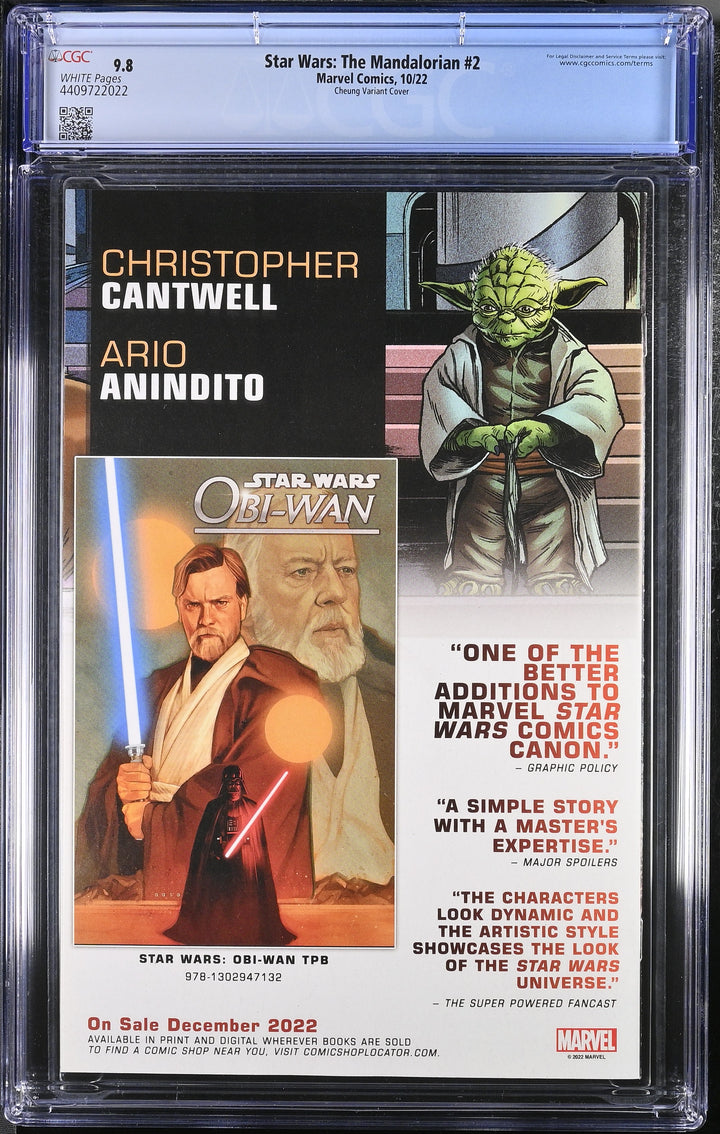 Star Wars: The Mandalorian #2 CGC 9.8