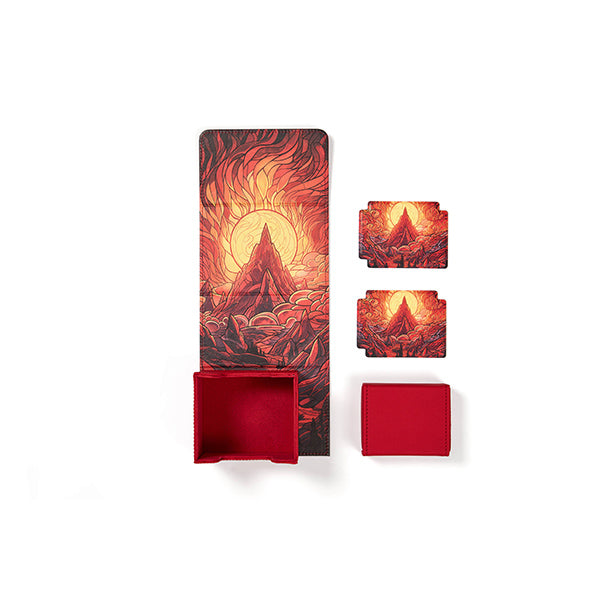 Arcane Fortress: Deck Vault: Radiant 100+ Deluxe - Stained Glass - Burning Mountain