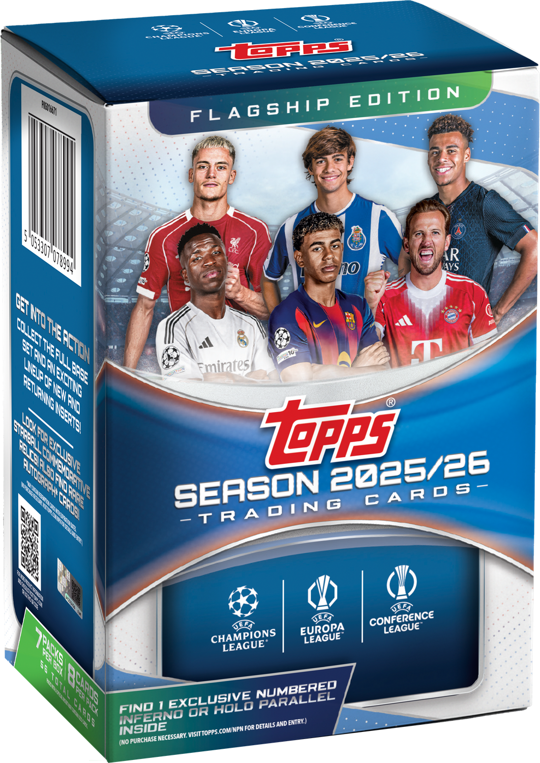 2025-26 Topps Club Competitions Soccer Value Box EA