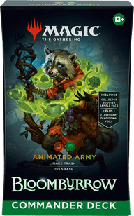 Magic: The Gathering - Bloomburrow Commander Deck - Peace Offering - Animated Army (Red-Green)