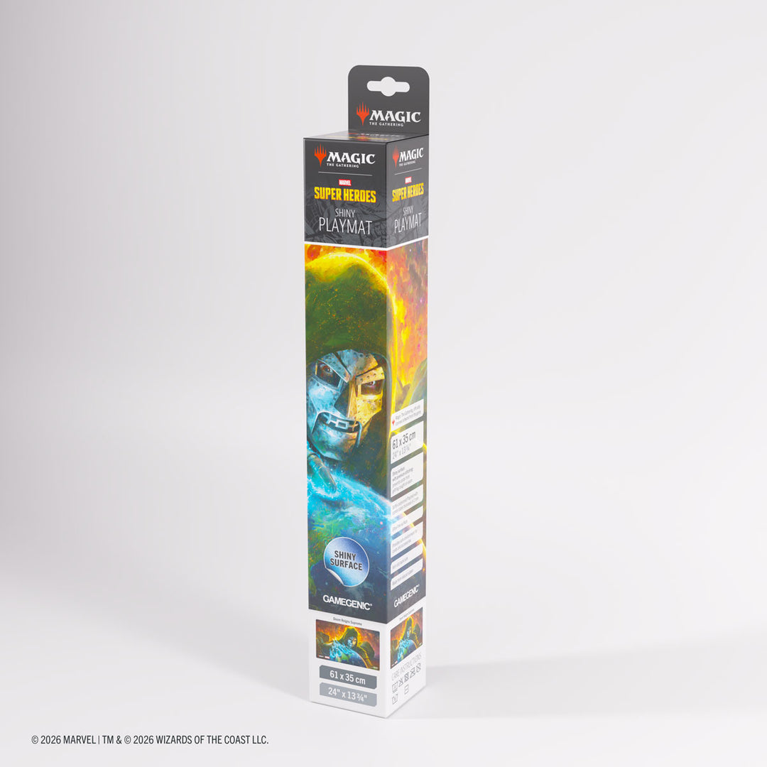 Magic the Gathering: Marvel Super Heroes Shiny Playmat - Doom Reigns Supreme