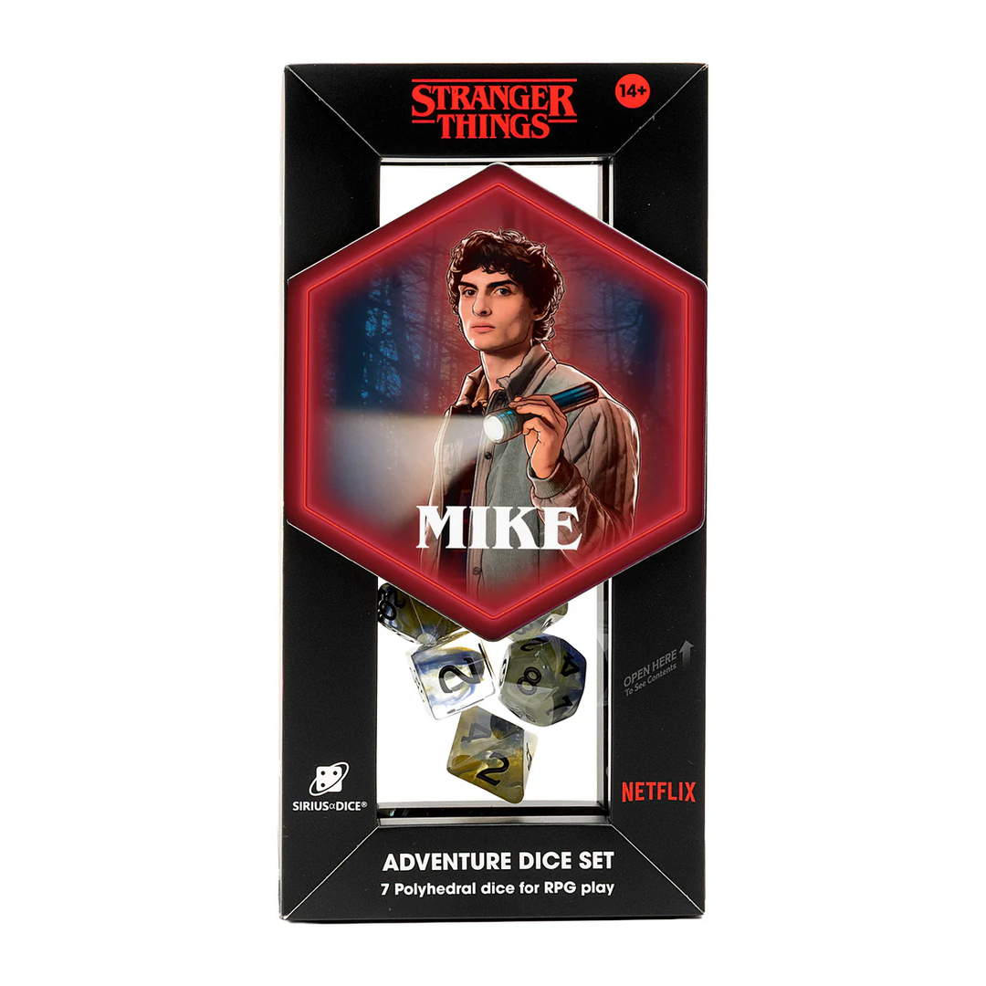Sirius Dice: 7 Ct Stranger Things Adventure Dice - Mike